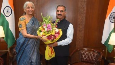 India News | Himachal CM Sukhu Meets Union Finance Minister, Seeks Special Central Assistance for 2026-27