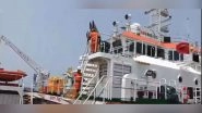 India News | Offshore Supply Vessel Anchors at Kerala's Kollam Port Amid Tensions in West Asia