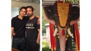 Entertainment News | Sonu Sood, Son Ayaan Gift Mechanical Elephant to Temple in Chennai