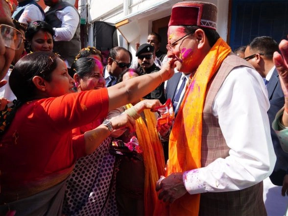 India News | Uttarakhand CM Participates in Holi Milan Celebration