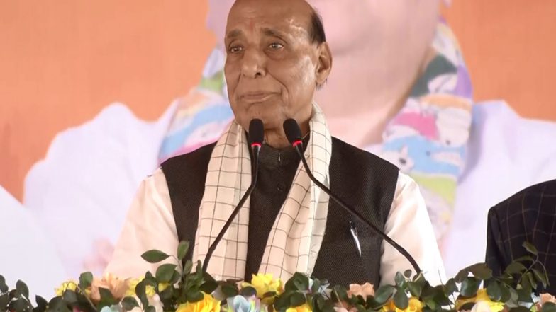 India News | 'Ek Desh, Ek Vidhan, Ek Nishan': Rajnath Singh at 'Parivartan Yatra' in West Bengal