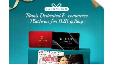 Business News | Titan Company Limited Launches Exclusive B2B E-Commerce Platform for GST-Registered Businesses