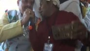 Entertainment News | Madhya Pradesh CM Joins Folk Singer, Sings 'Phag' While Heading to Barwani