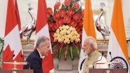 World News | India, Canada Launch CEPA Negotiations in New Delhi; Target $50 Billion Bilateral Trade by 2030