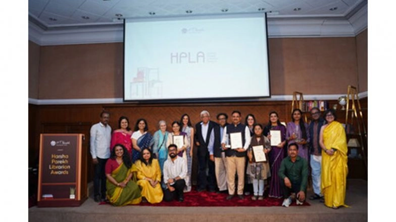 Business News | H T Parekh Foundation Hosts Inaugural Harsha Parekh Librarian Awards to Honour India's Librarians Working with Children