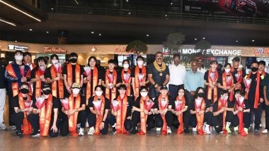 Sports News | Korea, Wales Women's Teams Arrive in Hyderabad for FIH World Cup Qualifiers