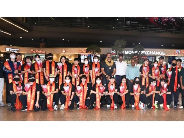 Sports News | Korea, Wales Women's Teams Arrive in Hyderabad for FIH World Cup Qualifiers