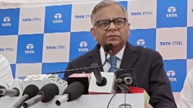 Business News | Tata Sons to Invest Rs 11,000 Crore in Advanced Technology in Jamshedpur: Chairman N. Chandrasekaran