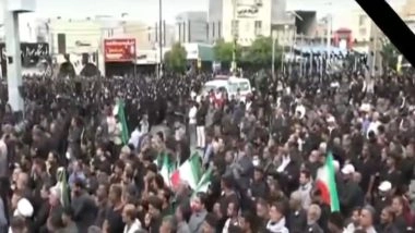 World News | Thousands Take to the Streets After US-Israeli Strikes Kill over 150 Schoolgirls in Iran, Reports State Media