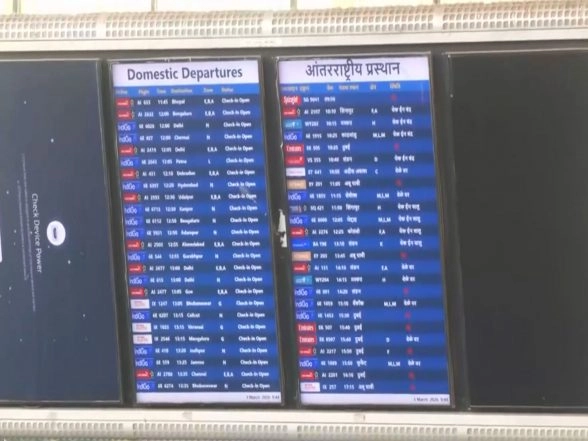 India News | Mumbai Airport Witnesses 107 Flight Cancellations on March 3 Amid West Asian Conflict