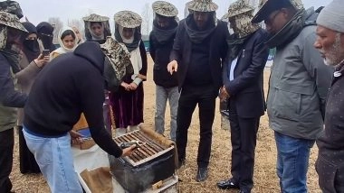 India News | J-K: Kashmir Apple Farmers Explore Lavender, Beekeeping for Boosted Income
