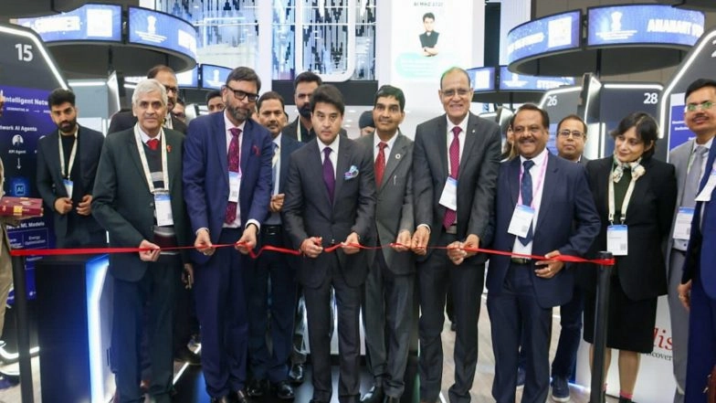 World News | Union Minister Jyotiraditya Scindia Inaugurates Bharat Pavilion at Mobile World Congress 2026 in Barcelona