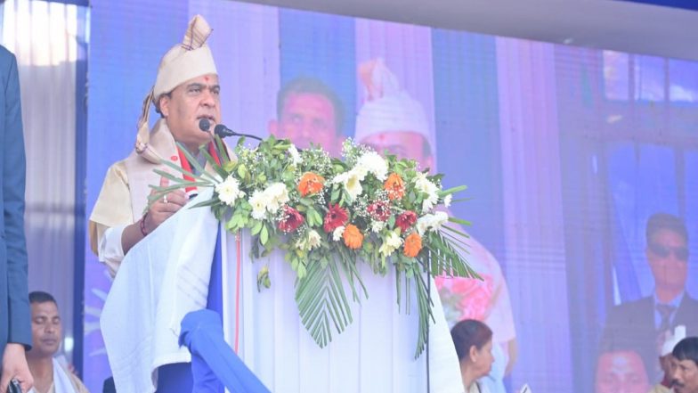 India News | Assam CM Lays Foundation of Birangana Sati Sadhani Samannay Kshetra at Komargaon in Golaghat