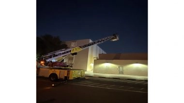 World News | Fire Caused by Drone Strike Near US Consulate in Dubai Extinguished; No Casualties