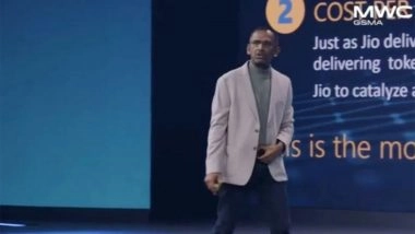 Business News | Jio Platforms CEO Outlines Shift from Connectivity to Intelligence at MWC 2026 in Barcelona
