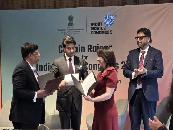 Business News | Jyotiraditya Scindia Announces 10th Edition of India Mobile Congress 2026 from MWC Barcelona
