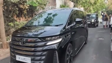 India News | TVK Chief Vijay Departs from Chennai Residence to Attend Public Meeting in Thanjavur