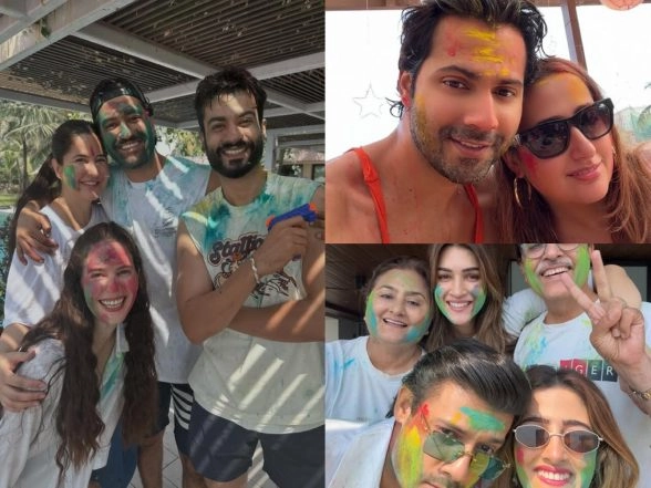 Entertainment News | From Katrina Kaif to Varun Dhawan: B-town Celebs Celebrate Holi 2026 with Loved Ones