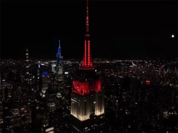 Sports News | Empire State Building Illuminated in Host Nations' Colours to Mark 100 Days Until FIFA World Cup 2026