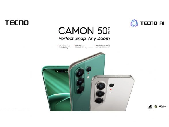 Business News | TECNO Unveils CAMON 50 Series and Tonino Lamborghini Collaboration at MWC 2026