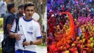 Sports News | Team India Head Coach Gautam Gambhir Extends Holi Greetings