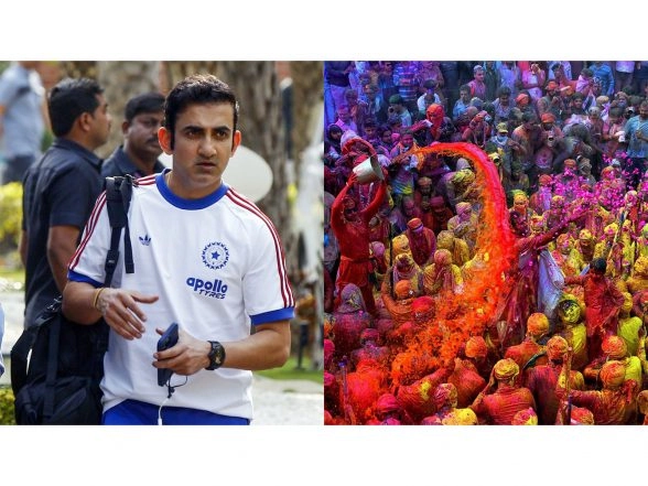 Sports News | Team India Head Coach Gautam Gambhir Extends Holi Greetings