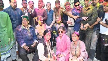 India News | Chief Minister Sukhvinder Singh Sukhu Celebrates Holi with Public at His 'Oak Over' Residence