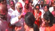 India News | Former Governor Bandaru Dattatraya Participates in Holi Celebrations at Indira Park in Hyderabad