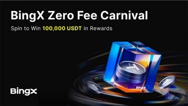 Business News | BingX Launches Zero-Fee Carnival for Spot Trading on Crypto & TradFi Assets