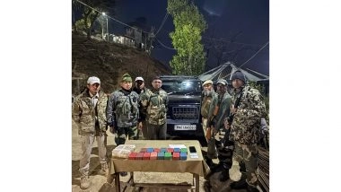 India News | Manipur Police Intercepts SUV at Tengnoupal Check Post, Recovers Large Quantity of Narcotics