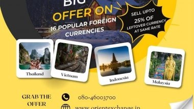 Business News | Orient Exchange Expands Buy Back Scheme to 16 Destination Currencies