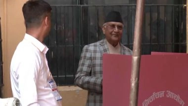 World News | Ex-PM KP Oli Votes in Nepal's High-stakes 2026 General Elections