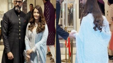 Entertainment News | Hand-in-hand, Aishwarya, Abhishek Bachchan Arrive at Arjun Tendulkar Wedding
