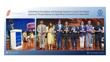 Business News | CyberPeace Foundation and Synergy Quantum Launch the Global Quantum Threat Alliance at CyberPeace Summit 2.0 in New Delhi
