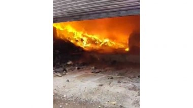 India News | Delhi: Fire Erupts at Rangpuri Warehouse