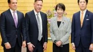 Business News | Japan PM Takaichi Holds Talks with Palantir's Peter Thiel on Advanced Tech Landscape