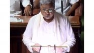 India News | Karnataka Budget: CM Siddaramaiah Announces Rohith Vemula Act, Hajj Bhavans in Hubballi and Kalaburagi