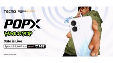 Business News | TECNO POP X Now on Sale, Bringing 120Hz Fluidity to the Everyday Smartphone Segment