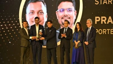 Business News | 'Porter' Founders Pranav Goel and Uttam Digga Awarded EY Entrepreneur Of The Year™ 2025 in the Start-up Category