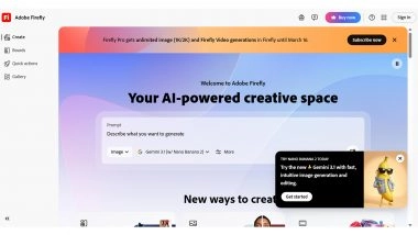 Business News | Adobe Announces Firefly, Photoshop and Acrobat Free for Indian Students
