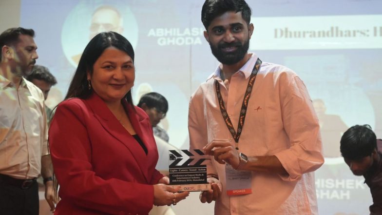 Business News | Producer Chanda Patel Honours Gujarati Cinema Legends at WIFPA-SEPC Entertainment and Media Conclave in Ahmedabad