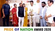 Business News | Asia Today Media Celebrated Excellence at the Pride of Nation Award 2026 on February 26 at Novotel Visakhapatnam, Honoring Achievers from Diverse Fields