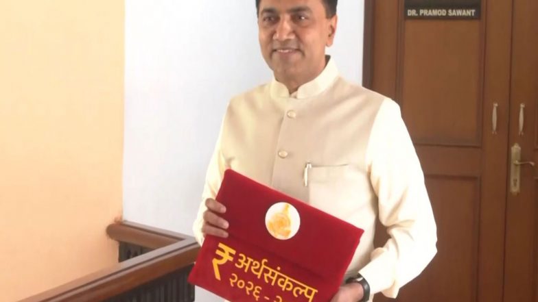 India News | Goa: CM Sawant to Present 2026-27 Budget in Assembly