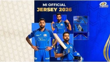 Sports News | Mumbai Indians Unveil New Jersey Ahead of IPL 2026