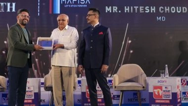 Business News | Ashok Choudhary Awarded by CM Bhupendra Patel, Mapisa369 Gains National Recognition for Quality Excellence