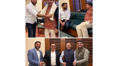 Business News | Yogesh Shelly Meets Sh Satyanarayana, Chairperson & Chief Coach PCI Ahead of 24th National Para Athletics Championship 2025-26