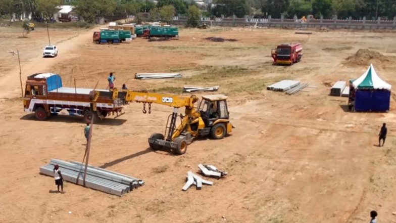 India News | TN: Preparations in Full Swing for NDA Meeting with PM Modi in Trichy on March 11