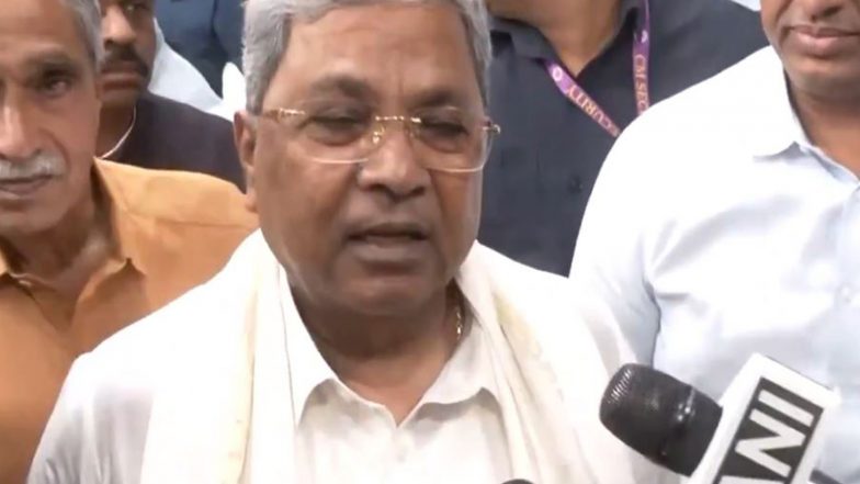 India News | BJP Opposing Karnataka Budget Politically: CM Siddaramaiah