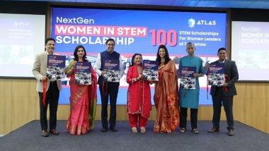 Business News | Dr. Manju Lodha Launches ATLAS SkillTech University's 'NextGen Women in STEM Scholarship'