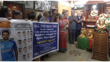 Sports News | T20 World Cup: Special Prayer in Madurai for India's Victory in Final